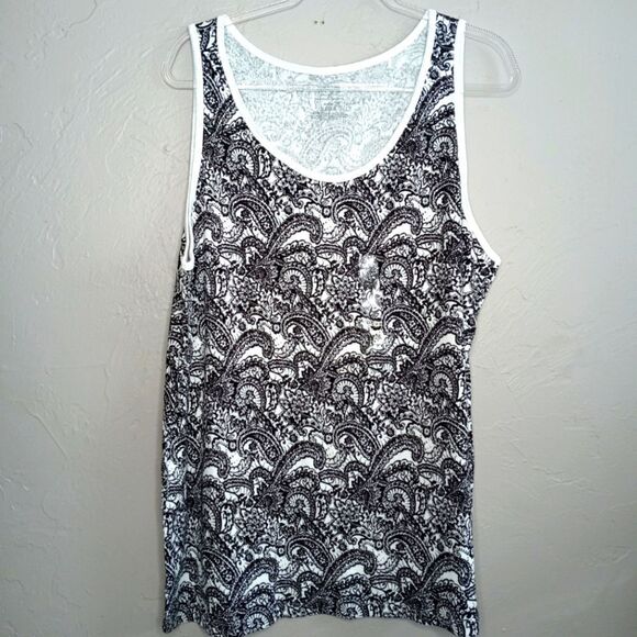 Lane Bryant Black Lace Tank Top - Picture 1 of 3